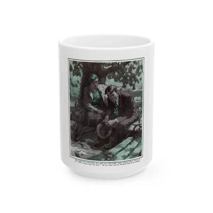 Autumn Idyl (1), Cosmopolitan, November 1934 - White Coffee Mug-15oz-Go Mug Yourself