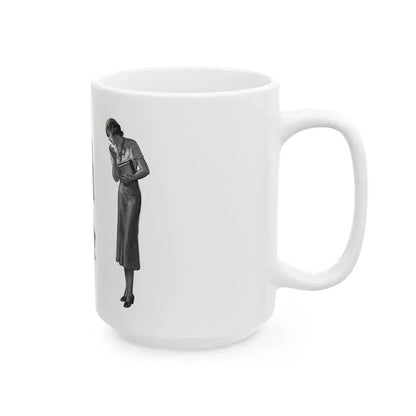 Autumn Idyl (2), Cosmopolitan, November 1934 - White Coffee Mug - Go Mug Yourself