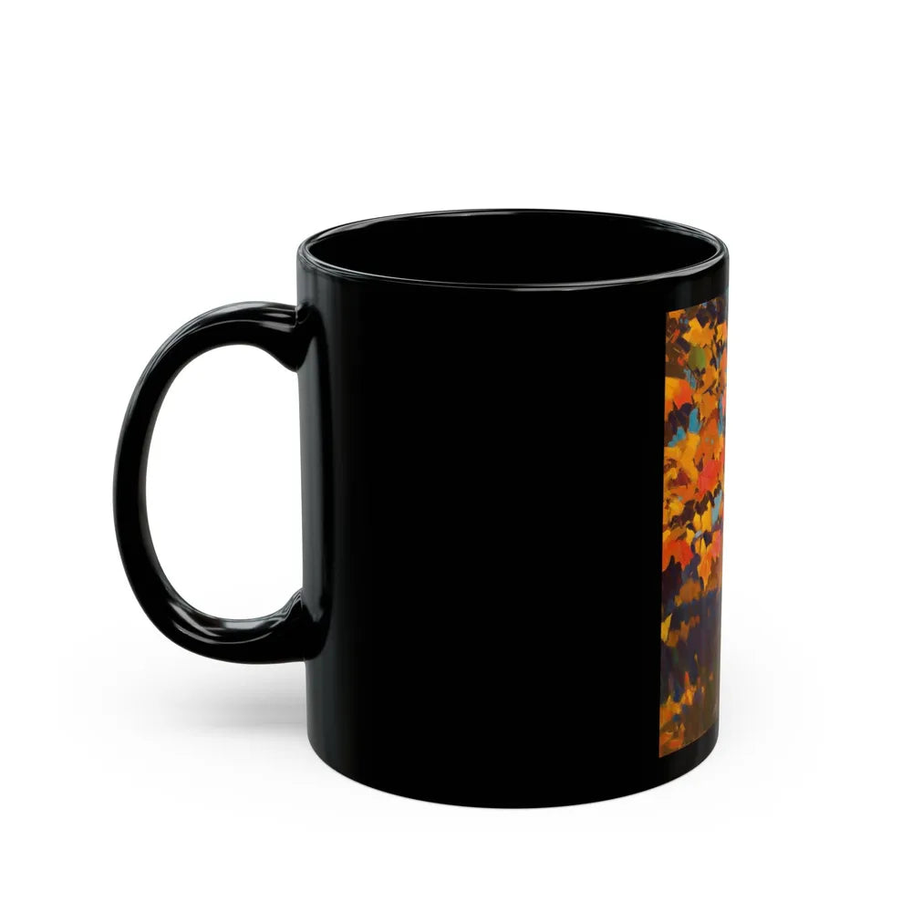 Autumn Ride - Black Coffee Mug-Go Mug Yourself