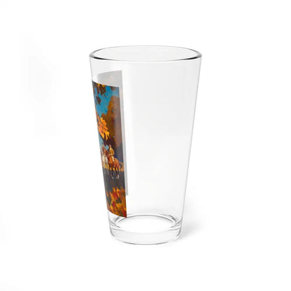 Autumn Ride (Magazine Illustration) Pint Glass 16oz-Go Mug Yourself