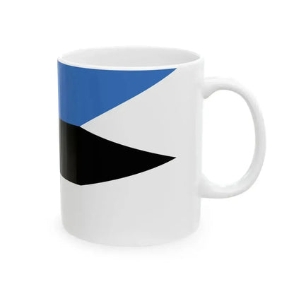 Auxiliary Ensign of Estonia (Estonia) White Coffee Mug - Go Mug Yourself