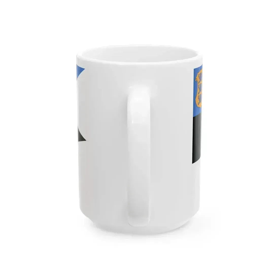 Auxiliary Ensign of Estonia (Estonia) White Coffee Mug - Go Mug Yourself