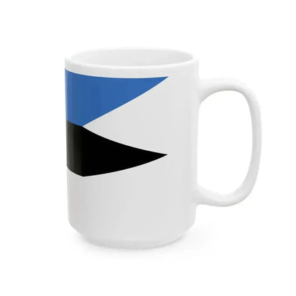 Auxiliary Ensign of Estonia (Estonia) White Coffee Mug - Go Mug Yourself