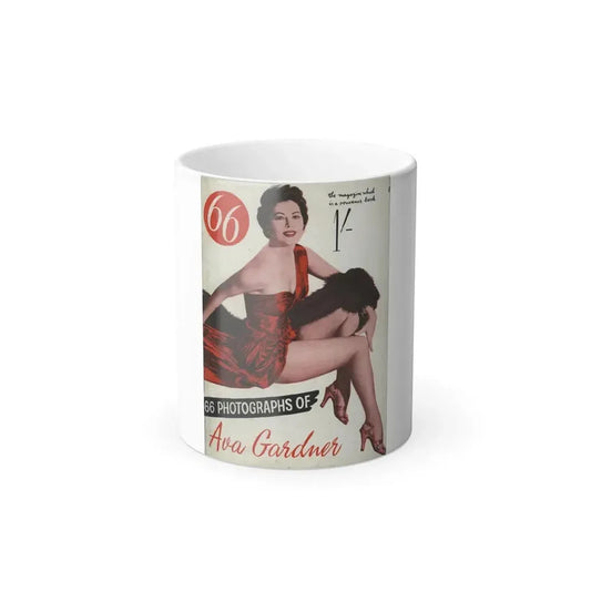 Ava Gardner #100 - Mag. Cover (Vintage Female Icon) Color Changing Mug 11oz 11oz - Go Mug Yourself