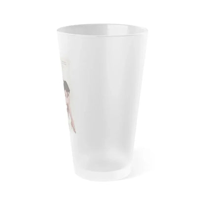 Ava Gardner #100 - Mag. Cover (Vintage Female Icon) Frosted Pint Glass 16oz - Go Mug Yourself