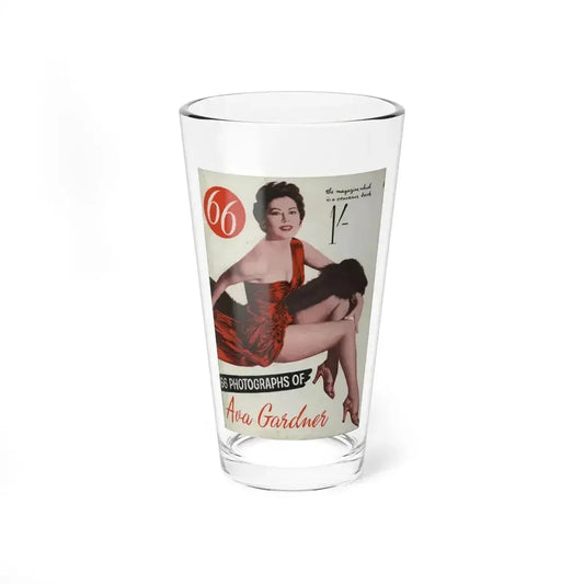Ava Gardner #100 - Mag. Cover (Vintage Female Icon) Pint Glass 16oz 16oz - Go Mug Yourself