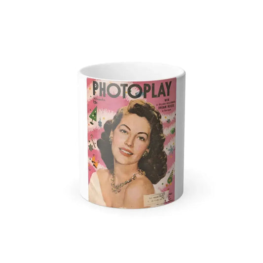Ava Gardner #116 - Mag. Cover (Vintage Female Icon) Color Changing Mug 11oz 11oz - Go Mug Yourself