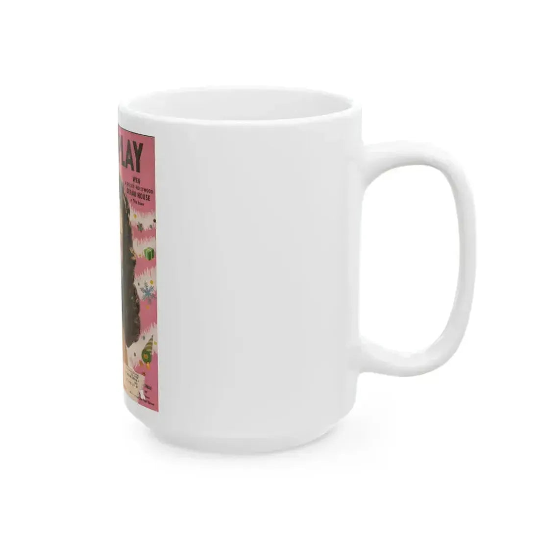 Ava Gardner #116 - Mag. Cover (Vintage Female Icon) White Coffee Mug - Go Mug Yourself