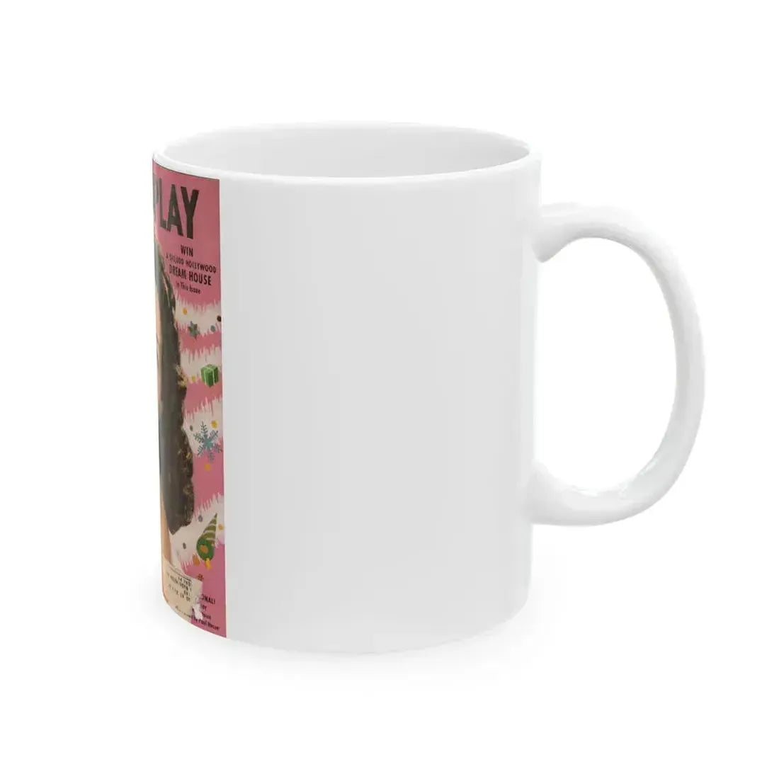 Ava Gardner #116 - Mag. Cover (Vintage Female Icon) White Coffee Mug - Go Mug Yourself