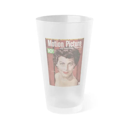 Ava Gardner #117 - Mag. Cover (Vintage Female Icon) Frosted Pint Glass 16oz 16oz Frosted - Go Mug Yourself