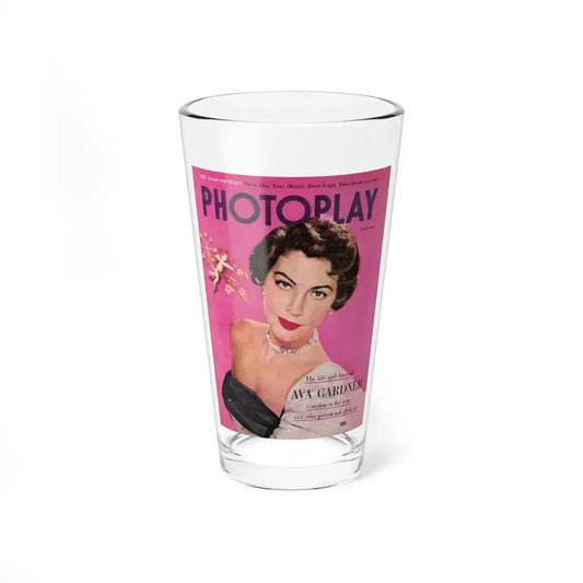 Ava Gardner #118 - Mag. Cover (Vintage Female Icon) Pint Glass 16oz 16oz - Go Mug Yourself