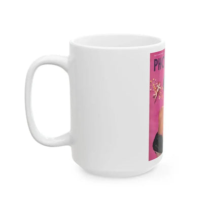 Ava Gardner #118 - Mag. Cover (Vintage Female Icon) White Coffee Mug - Go Mug Yourself