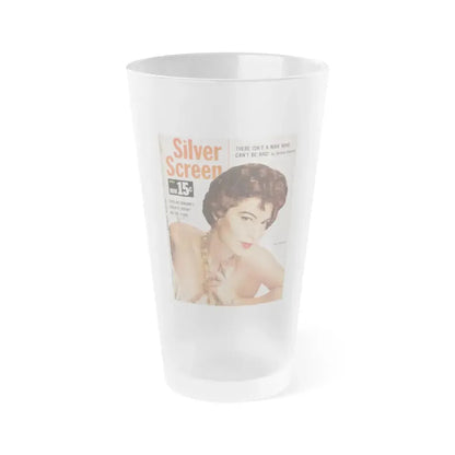 Ava Gardner #119 - Mag. Cover (Vintage Female Icon) Frosted Pint Glass 16oz 16oz Frosted - Go Mug Yourself