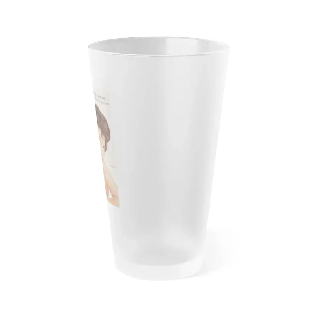 Ava Gardner #119 - Mag. Cover (Vintage Female Icon) Frosted Pint Glass 16oz - Go Mug Yourself