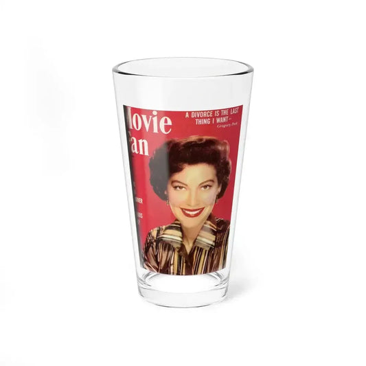 Ava Gardner #120 - Mag. Cover (Vintage Female Icon) Pint Glass 16oz 16oz - Go Mug Yourself