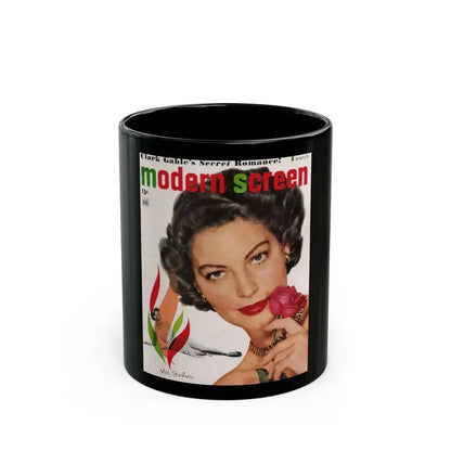 Ava Gardner #122 - Mag. Cover (Vintage Female Icon) Black Coffee Mug 11oz - Go Mug Yourself