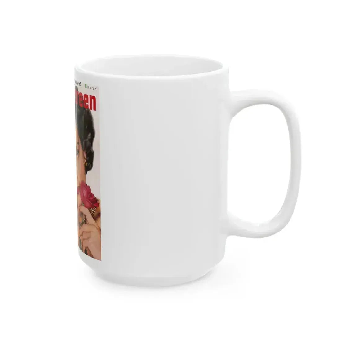 Ava Gardner #122 - Mag. Cover (Vintage Female Icon) White Coffee Mug - Go Mug Yourself