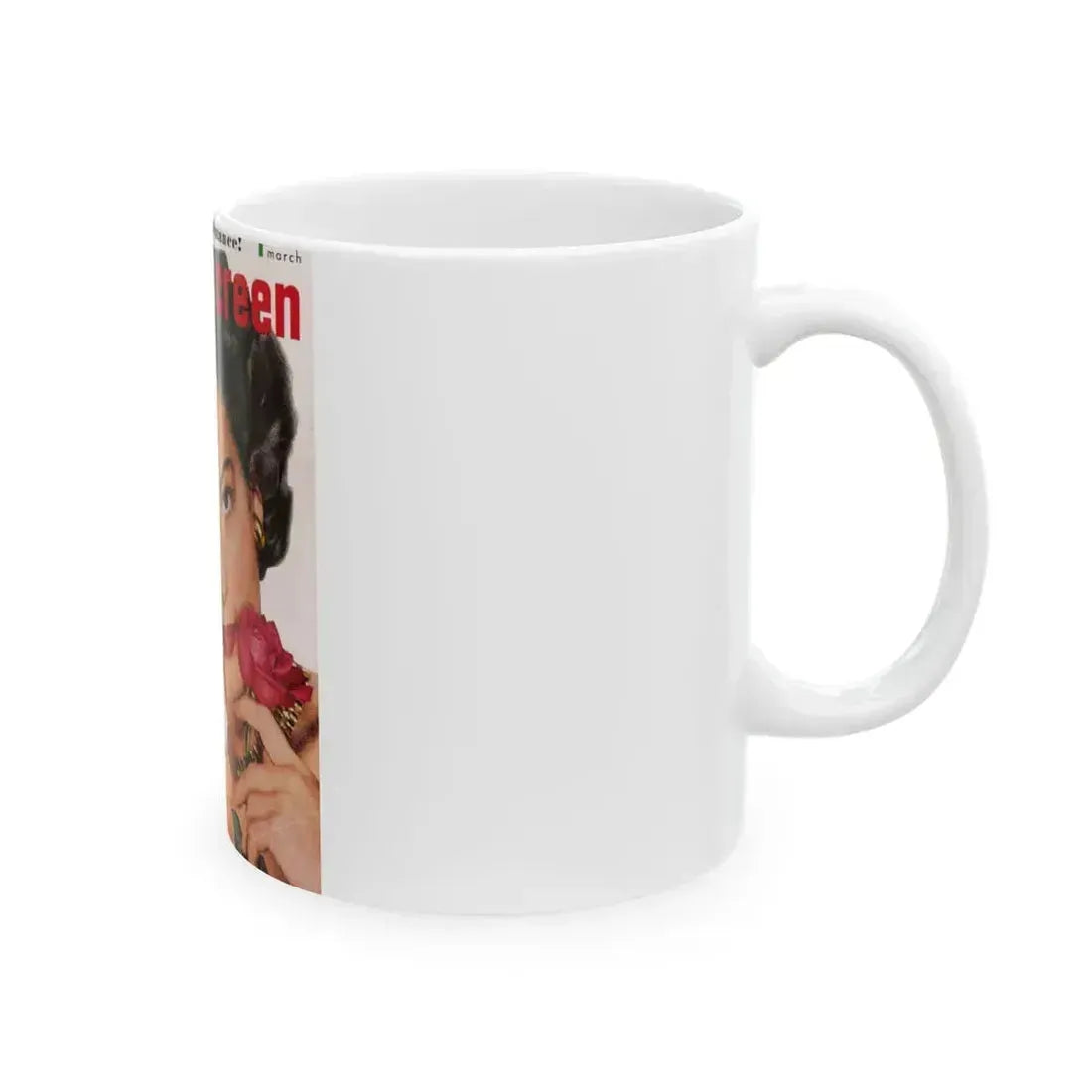 Ava Gardner #122 - Mag. Cover (Vintage Female Icon) White Coffee Mug - Go Mug Yourself