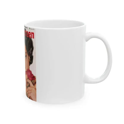 Ava Gardner #122 - Mag. Cover (Vintage Female Icon) White Coffee Mug - Go Mug Yourself