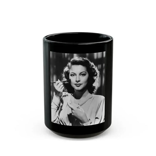 Ava Gardner #123 (Vintage Female Icon) Black Coffee Mug 15oz - Go Mug Yourself