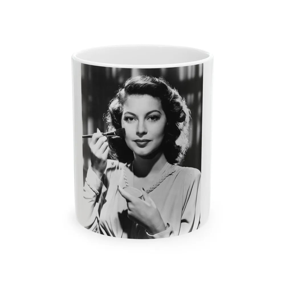 Ava Gardner #123 (Vintage Female Icon) White Coffee Mug-11oz-Go Mug Yourself