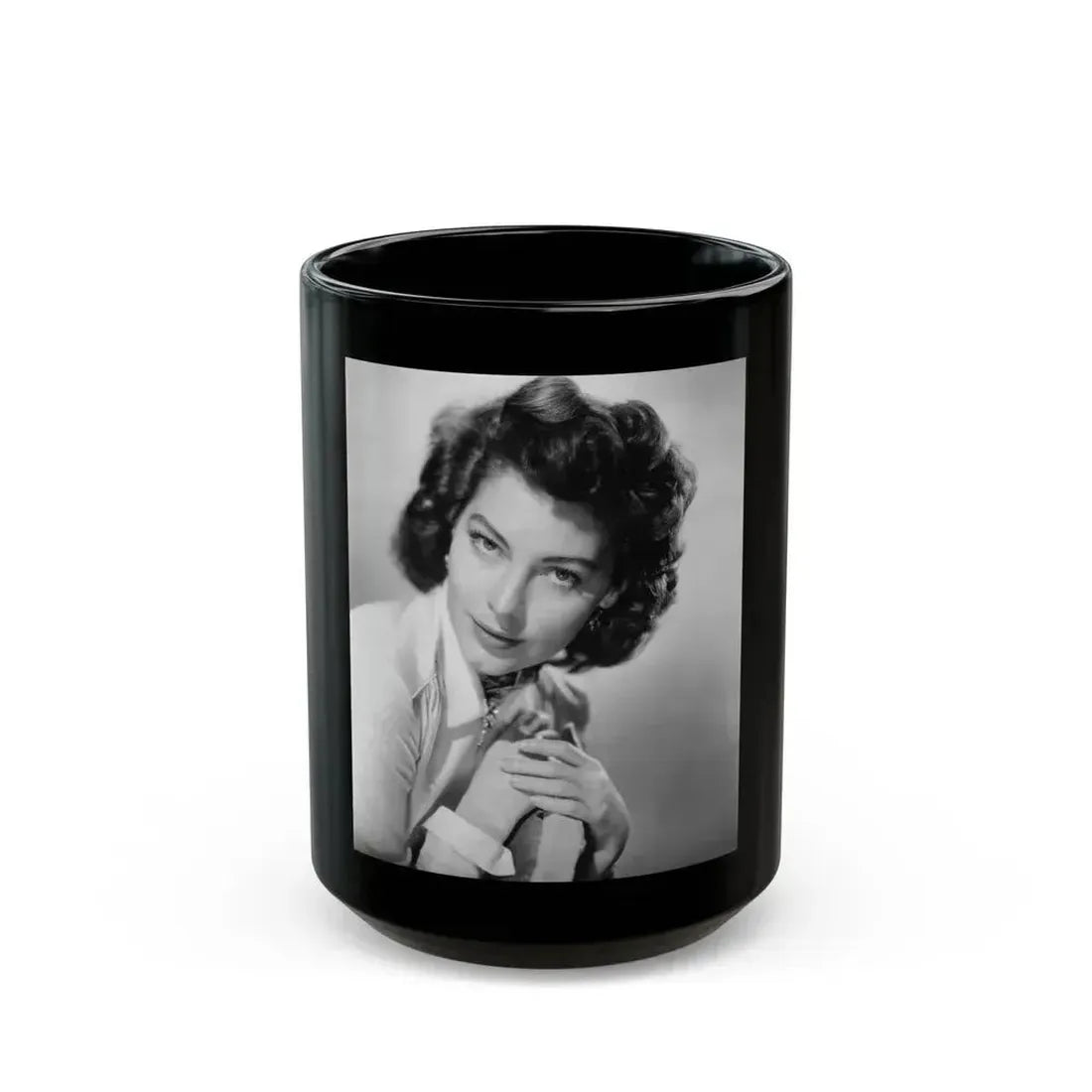 Ava Gardner #124 (Vintage Female Icon) Black Coffee Mug 15oz - Go Mug Yourself