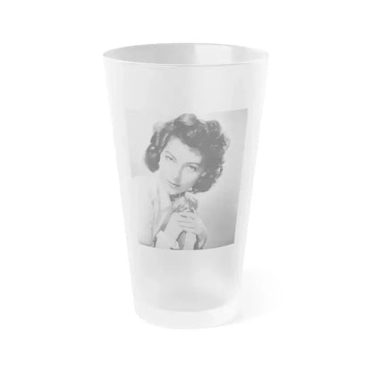 Ava Gardner #124 (Vintage Female Icon) Frosted Pint Glass 16oz 16oz Frosted - Go Mug Yourself