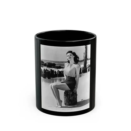 Ava Gardner #125 (Vintage Female Icon) Black Coffee Mug 11oz - Go Mug Yourself