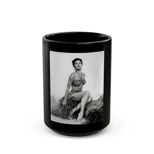 Ava Gardner #146 (Vintage Female Icon) Black Coffee Mug 15oz - Go Mug Yourself