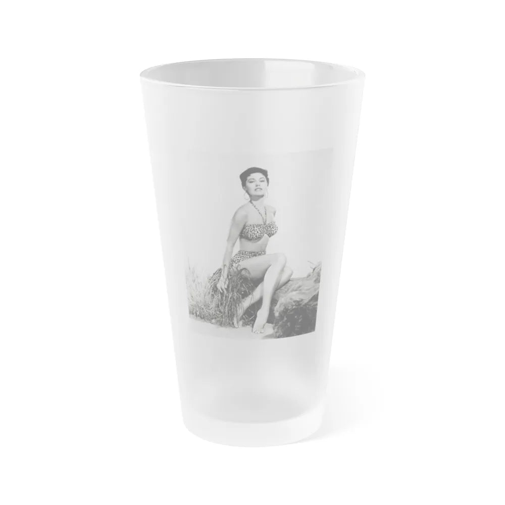 Ava Gardner #146 (Vintage Female Icon) Frosted Pint Glass 16oz-16oz-Frosted-Go Mug Yourself