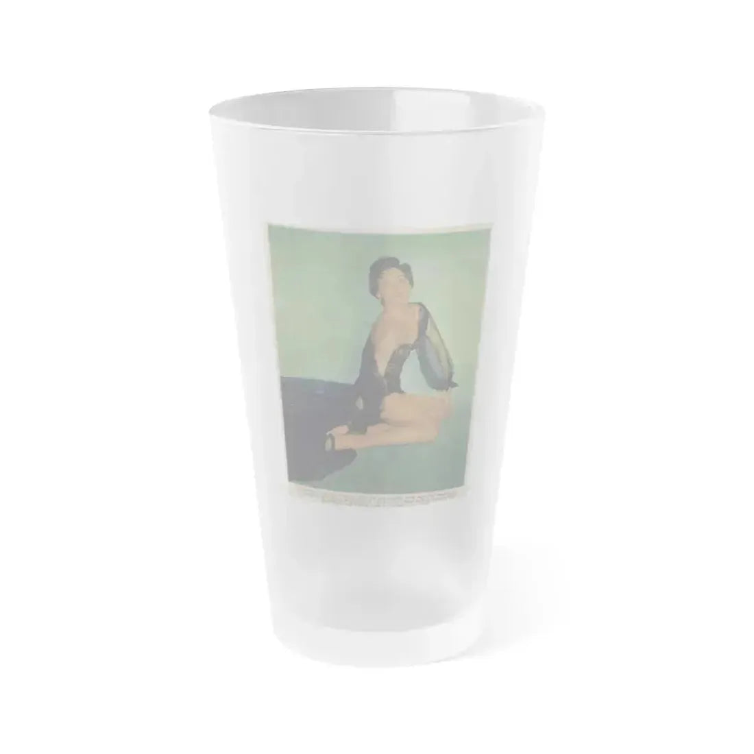 Ava Gardner #153 (Vintage Female Icon) Frosted Pint Glass 16oz 16oz Frosted - Go Mug Yourself