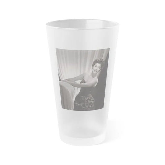 Ava Gardner #169 (Vintage Female Icon) Frosted Pint Glass 16oz-16oz-Frosted-Go Mug Yourself