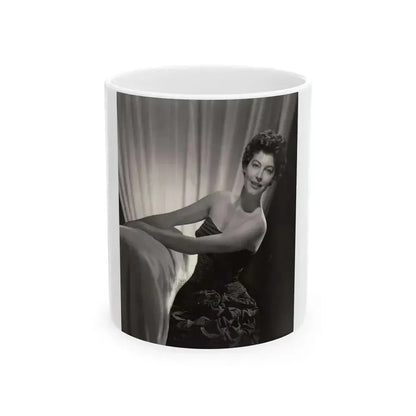 Ava Gardner #169 (Vintage Female Icon) White Coffee Mug 11oz - Go Mug Yourself