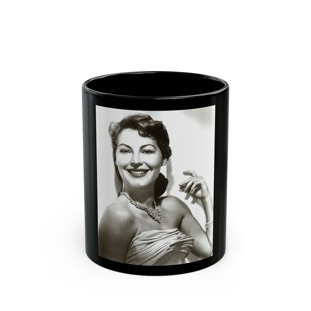 Ava Gardner #171 (Vintage Female Icon) Black Coffee Mug-11oz-Go Mug Yourself