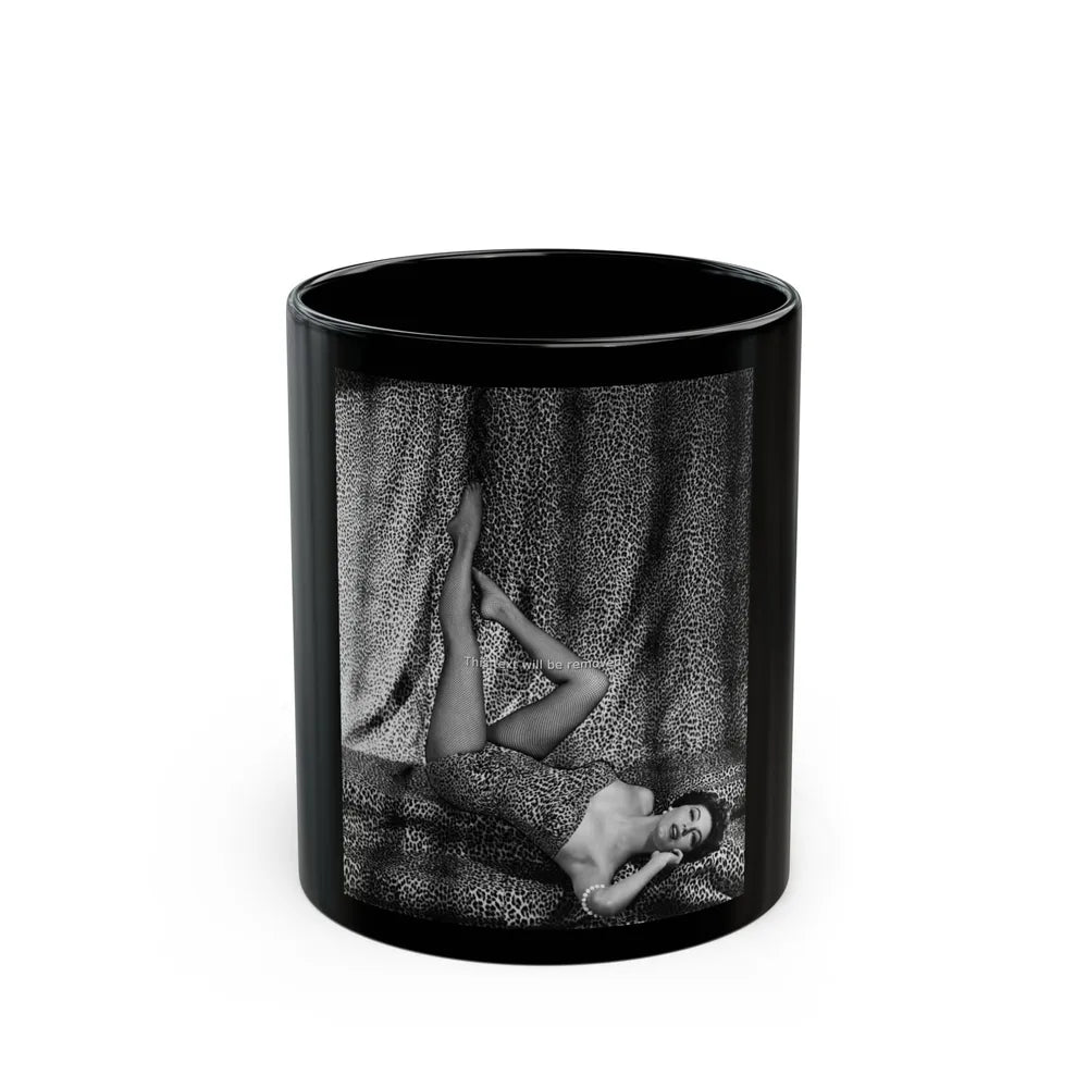 Ava Gardner #215 (Vintage Female Icon) Black Coffee Mug-11oz-Go Mug Yourself