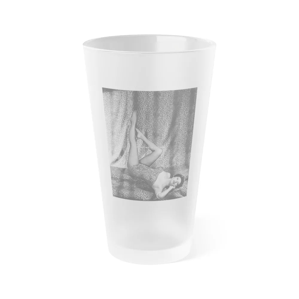 Ava Gardner #215 (Vintage Female Icon) Frosted Pint Glass 16oz-16oz-Frosted-Go Mug Yourself