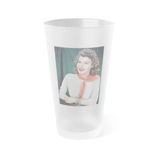 Ava Gardner #219 (Vintage Female Icon) Frosted Pint Glass 16oz-16oz-Frosted-Go Mug Yourself