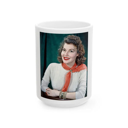 Ava Gardner #219 (Vintage Female Icon) White Coffee Mug-15oz-Go Mug Yourself