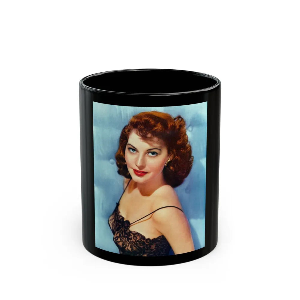 Ava Gardner #220 (Vintage Female Icon) Black Coffee Mug-11oz-Go Mug Yourself