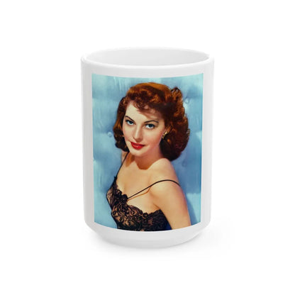 Ava Gardner #220 (Vintage Female Icon) White Coffee Mug-15oz-Go Mug Yourself