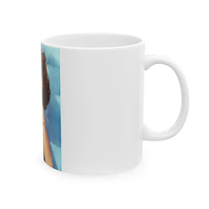 Ava Gardner #220 (Vintage Female Icon) White Coffee Mug - Go Mug Yourself