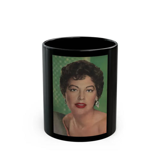 Ava Gardner #228 - Modern Screen Mag. July '55 (Vintage Female Icon) Black Coffee Mug 11oz - Go Mug Yourself