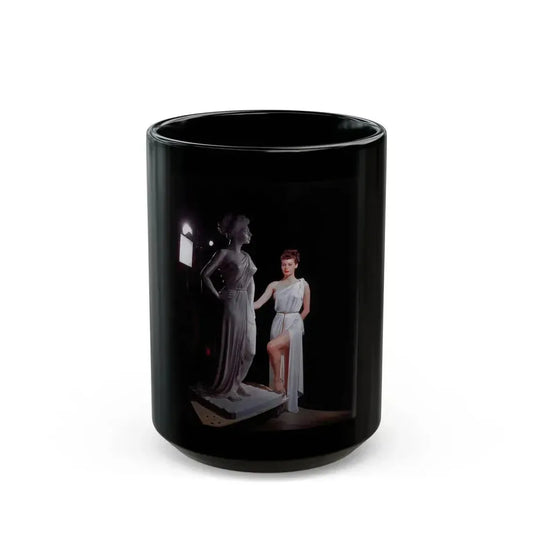 Ava Gardner #236 - 1 Color Photo from Hollywood In Kodachrome 1940-1949 Book (Vintage Female Icon) Black Coffee Mug 15oz - Go Mug Yourself