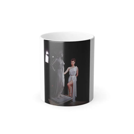 Ava Gardner #236 - 1 Color Photo from Hollywood In Kodachrome 1940-1949 Book (Vintage Female Icon) Color Changing Mug 11oz 11oz - Go Mug Yourself