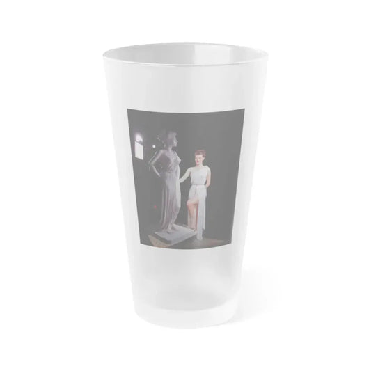 Ava Gardner #236 - 1 Color Photo from Hollywood In Kodachrome 1940-1949 Book (Vintage Female Icon) Frosted Pint Glass 16oz 16oz Frosted - Go Mug Yourself