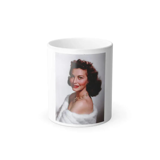 Ava Gardner #237 - 1 Color Portrait Photo from Hollywood In Kodachrome 1940-1949 Book (Vintage Female Icon) Color Changing Mug 11oz 11oz - Go Mug Yourself