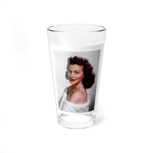 Ava Gardner #237 - 1 Color Portrait Photo from Hollywood In Kodachrome 1940-1949 Book (Vintage Female Icon) Pint Glass 16oz 16oz - Go Mug Yourself