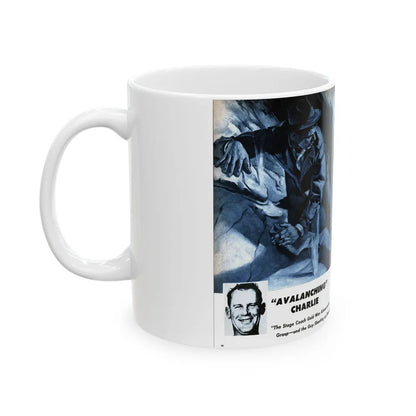 Avalanching Charlie, Sir! magazine, May 1959 - White Coffee Mug-Go Mug Yourself