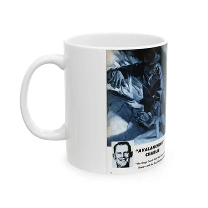 Avalanching Charlie, Sir! magazine, May 1959 - White Coffee Mug - Go Mug Yourself