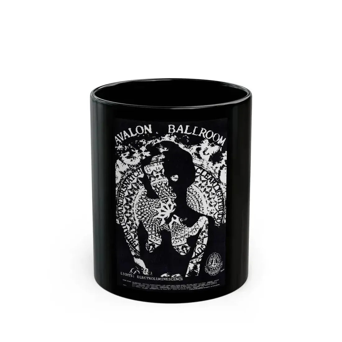 avalon (Music Poster) Black Coffee Mug 11oz - Go Mug Yourself